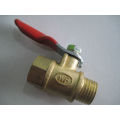 Feminino e Masculino 1/4 &quot;Full Port Ball Valve